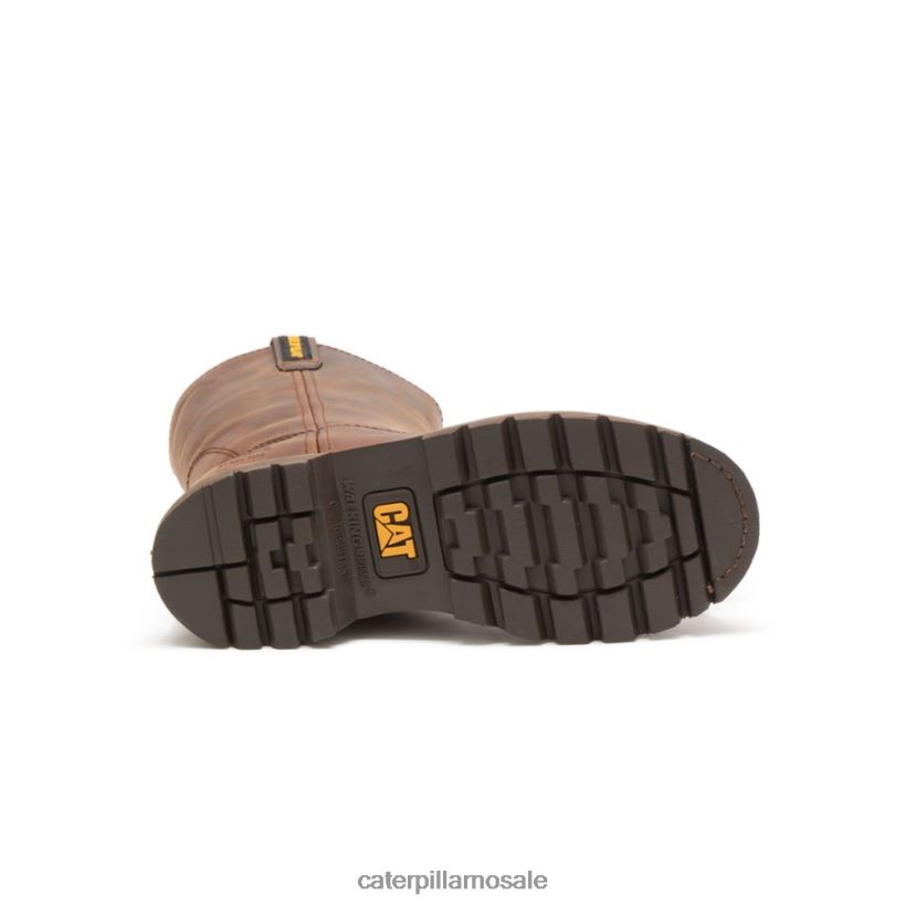 arbeidsstøvel i revolverstål Caterpillar kvinner DLL628272 mørk beige | arbeidsstøvler