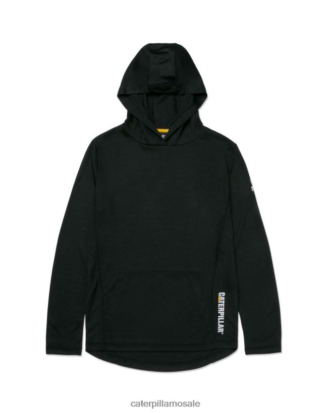 coolmax hettegenser med lett vekt Caterpillar kvinner DLL628323 svart | topper og yttertøy