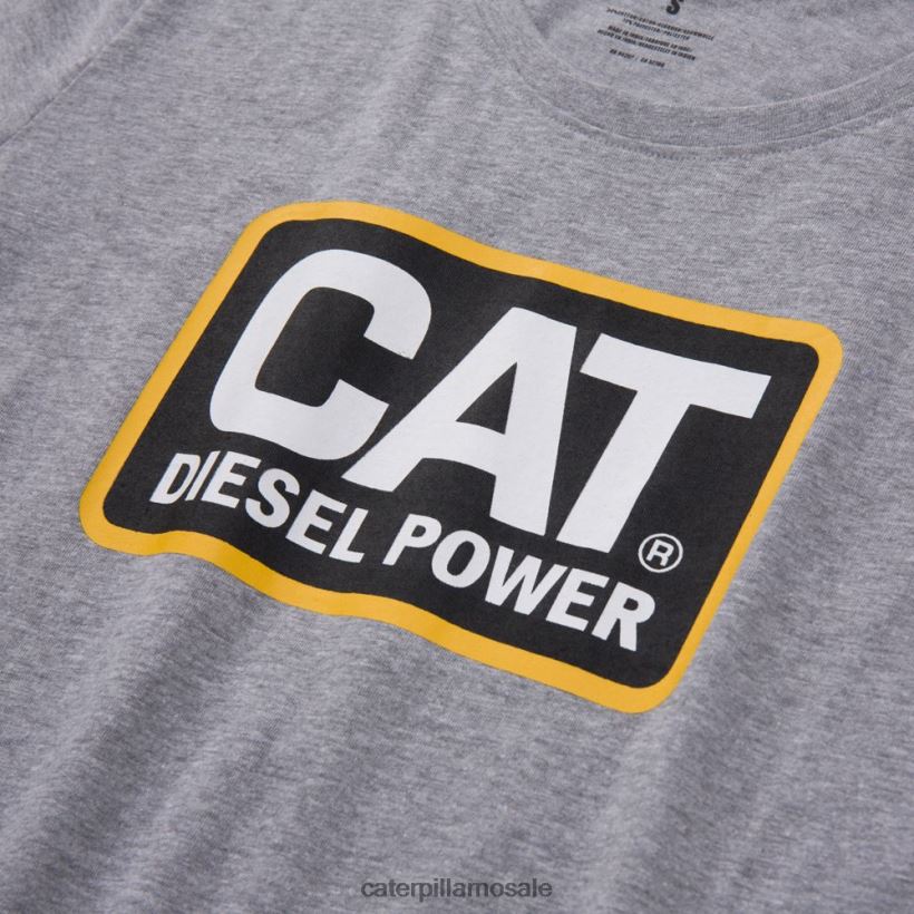 diesel power tee Caterpillar kvinner DLL628313 grå | topper og yttertøy
