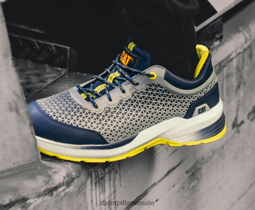 strømlinjeforme 2.0 kompositt-arbeidssko Caterpillar menn DLL62897 midnatt/villdue | arbeidssko