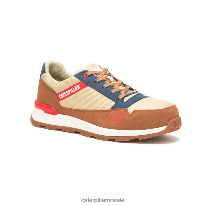 venward kompositt tå arbeidssko Caterpillar menn DLL62886 brunt sukker/ørkenmojave | arbeidssko