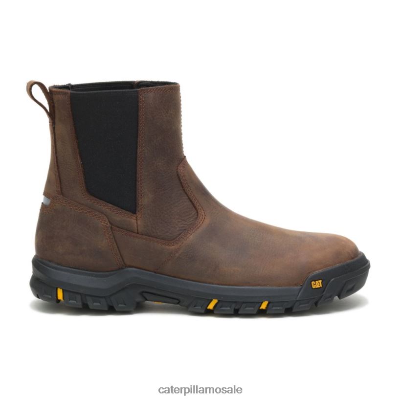 akselavstand arbeidsstøvel Caterpillar menn DLL62836 leire | arbeidsstøvler