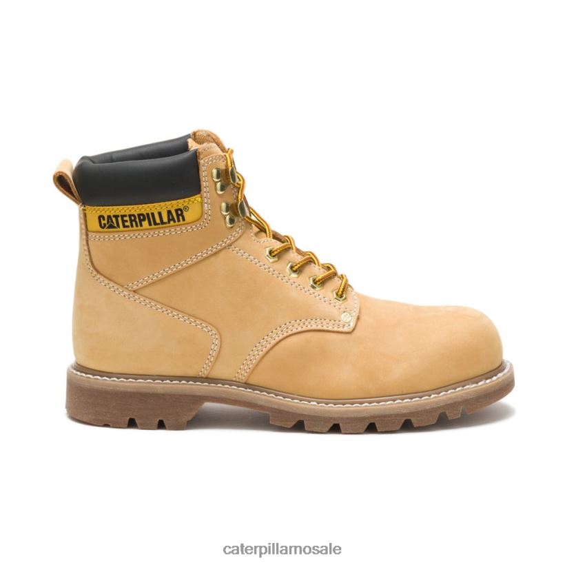 andre skift ståltå arbeidsstøvel Caterpillar menn DLL62818 honning nubuck | arbeidsstøvler