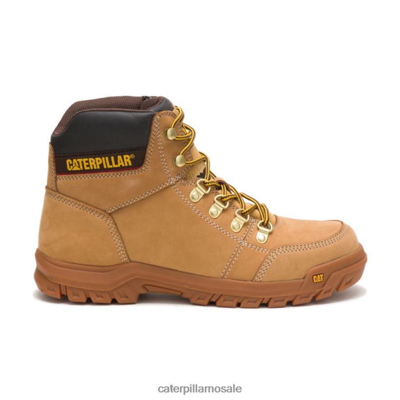 outline arbeidsstøvel Caterpillar menn DLL62841 honning tilbakestilling | arbeidsstøvler