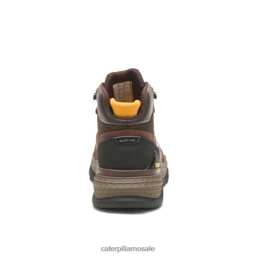 provoserende arbeidsstøvel i middels vanntett legering Caterpillar menn DLL62872 eik | arbeidsstøvler