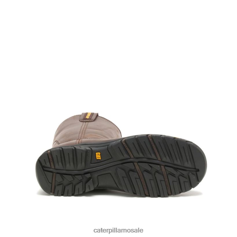 trekkbar arbeidsstøvel Caterpillar menn DLL62856 sommer brun | arbeidsstøvler