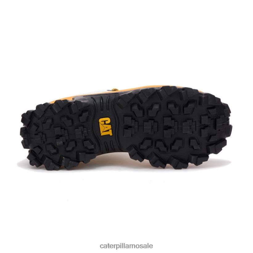 inntrenger sko Caterpillar menn DLL628131 hvit/gul | uformelle chunky joggesko