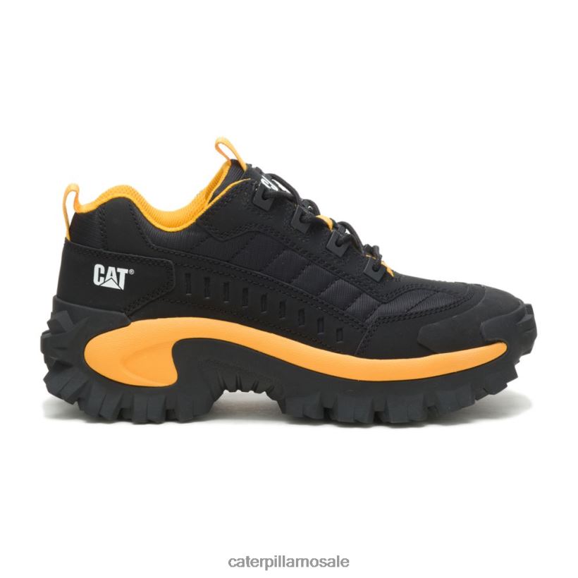 inntrenger sko Caterpillar menn DLL628132 svart/gul | uformelle chunky joggesko