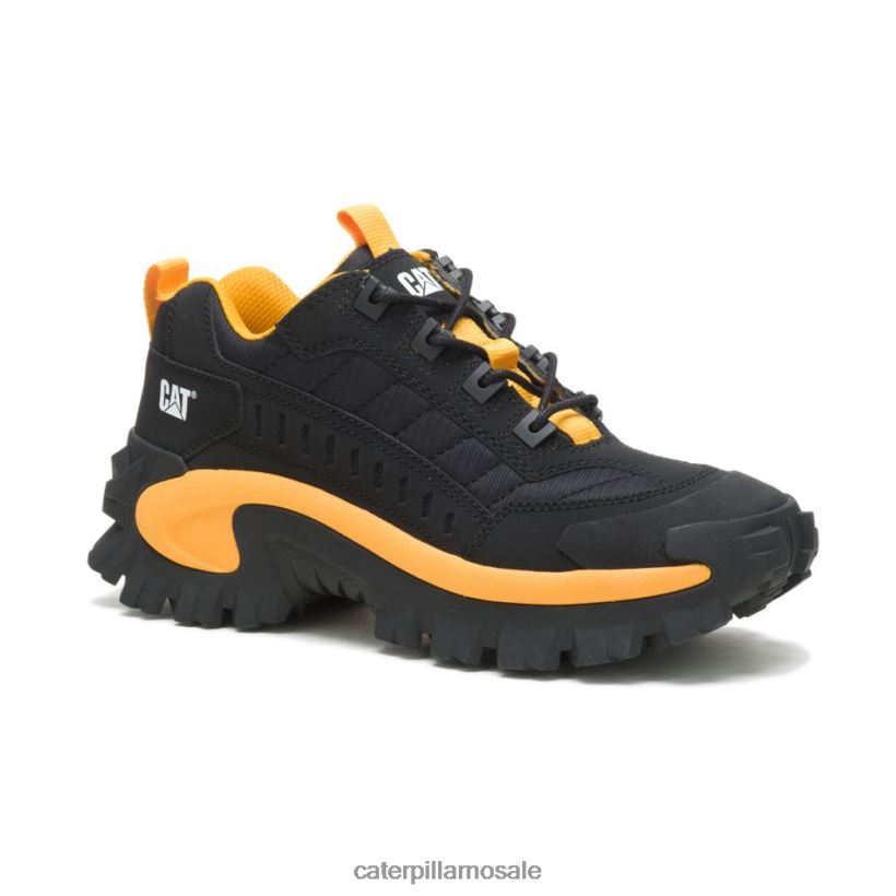 inntrenger sko Caterpillar menn DLL628132 svart/gul | uformelle chunky joggesko