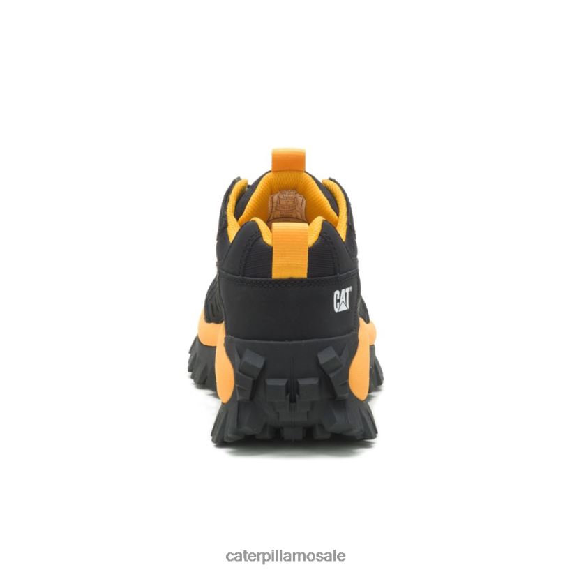 inntrenger sko Caterpillar menn DLL628132 svart/gul | uformelle chunky joggesko
