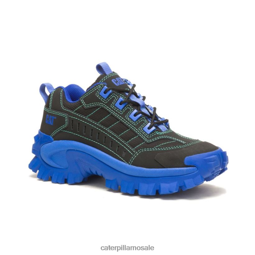 inntrenger superladet sko Caterpillar menn DLL628120 svart blå | uformelle chunky joggesko