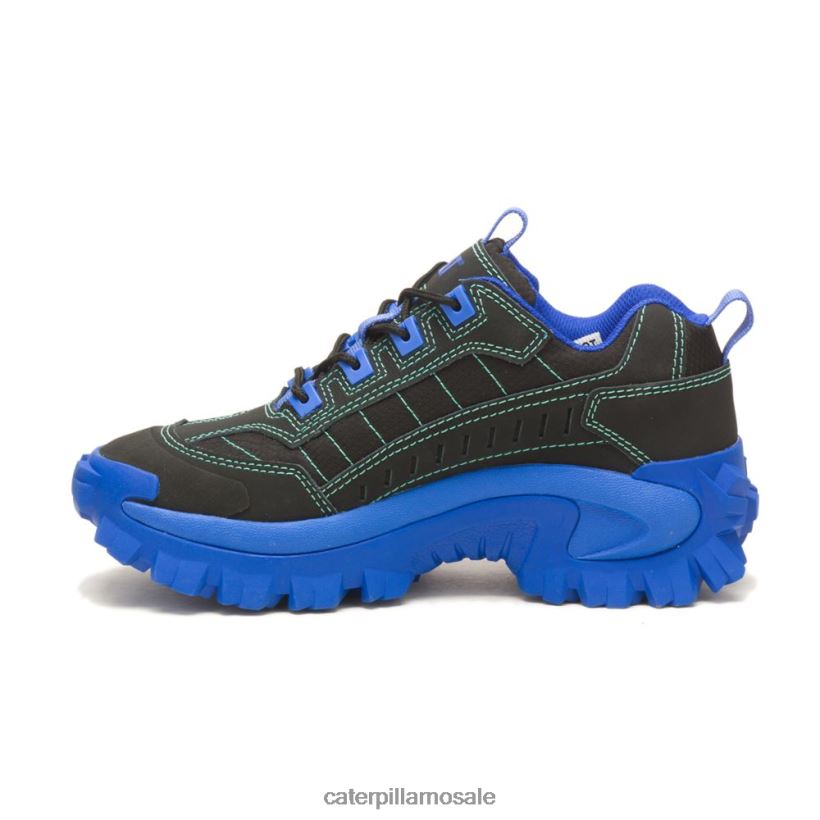 inntrenger superladet sko Caterpillar menn DLL628120 svart blå | uformelle chunky joggesko