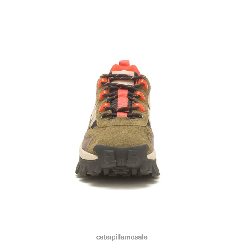 intruder beta-sko Caterpillar menn DLL628143 mørk oliven | uformelle chunky joggesko