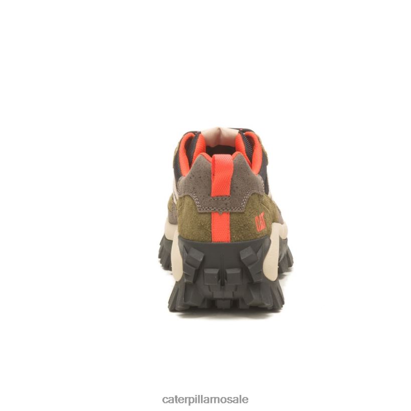 intruder beta-sko Caterpillar menn DLL628143 mørk oliven | uformelle chunky joggesko