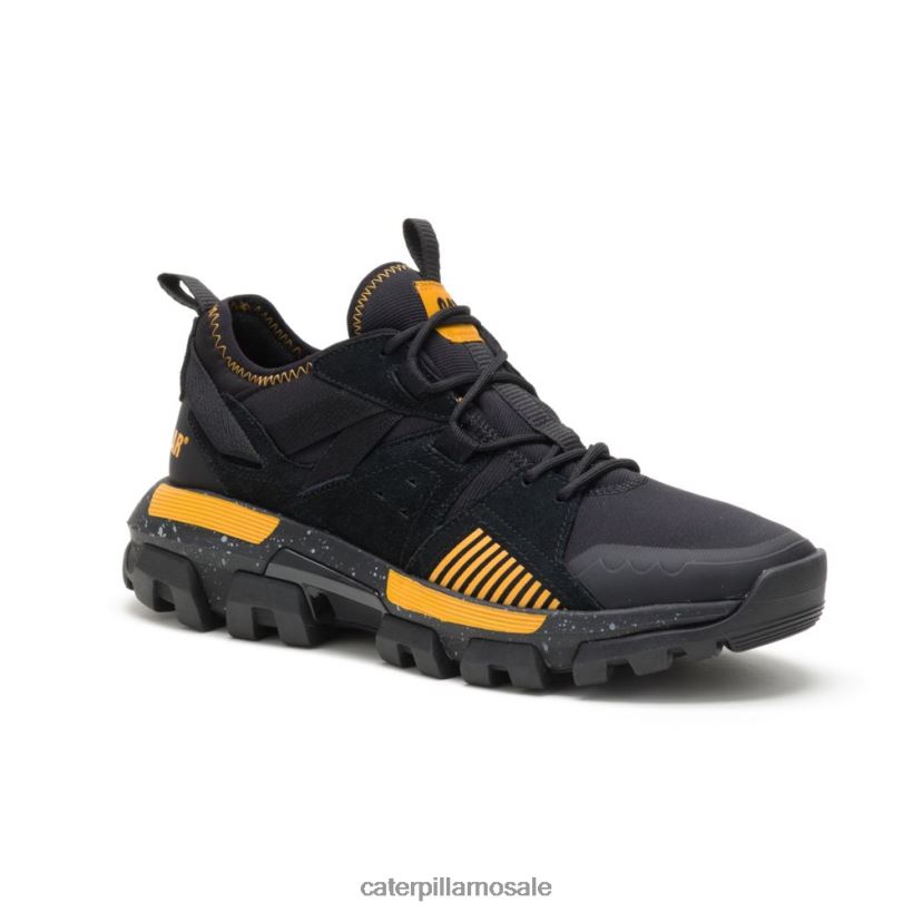 raider sports joggesko Caterpillar menn DLL628145 svart/gul | uformelle chunky joggesko