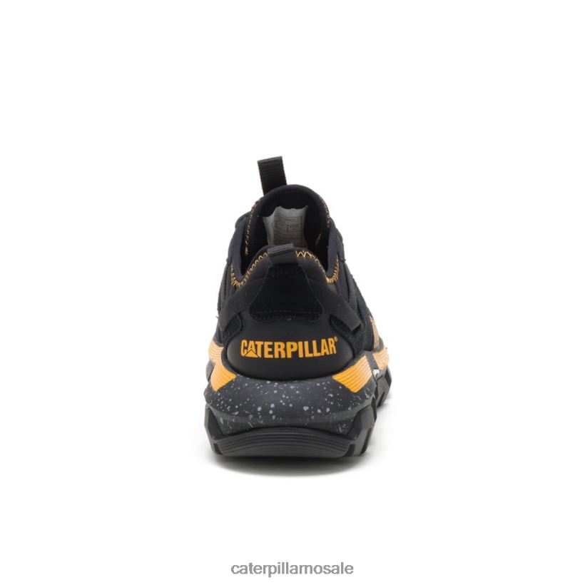 raider sports joggesko Caterpillar menn DLL628145 svart/gul | uformelle chunky joggesko