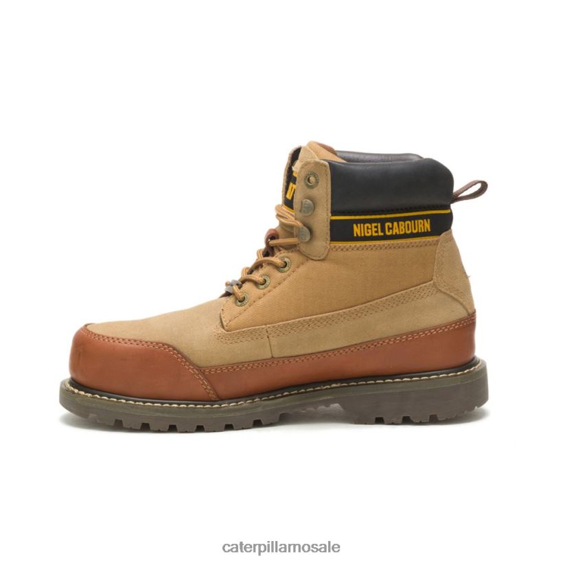 utah støvel Caterpillar X Nigel Cabourn menn DLL628205 skinn brun | uformelle støvler