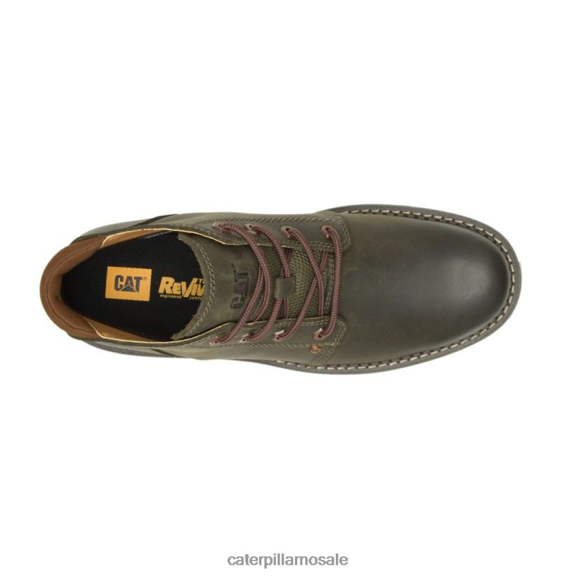 skjult mellomvanntett støvel Caterpillar menn DLL628195 oliven natt | vanntett