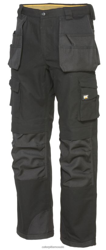 varemerke bukse Caterpillar menn DLL628246 svart | bunner
