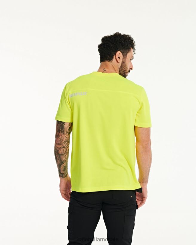 coolmax kortermet t-skjorte Caterpillar menn DLL628218 svart | topper og yttertøy