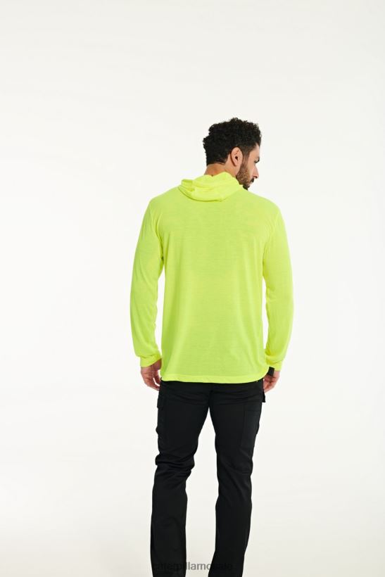 hivis upf hette med lange ermer Caterpillar menn DLL628222 gul | topper og yttertøy