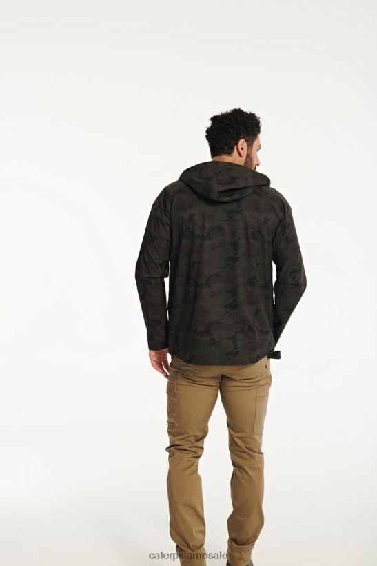 viktig regnjakke Caterpillar menn DLL628112 natt camo | topper og yttertøy