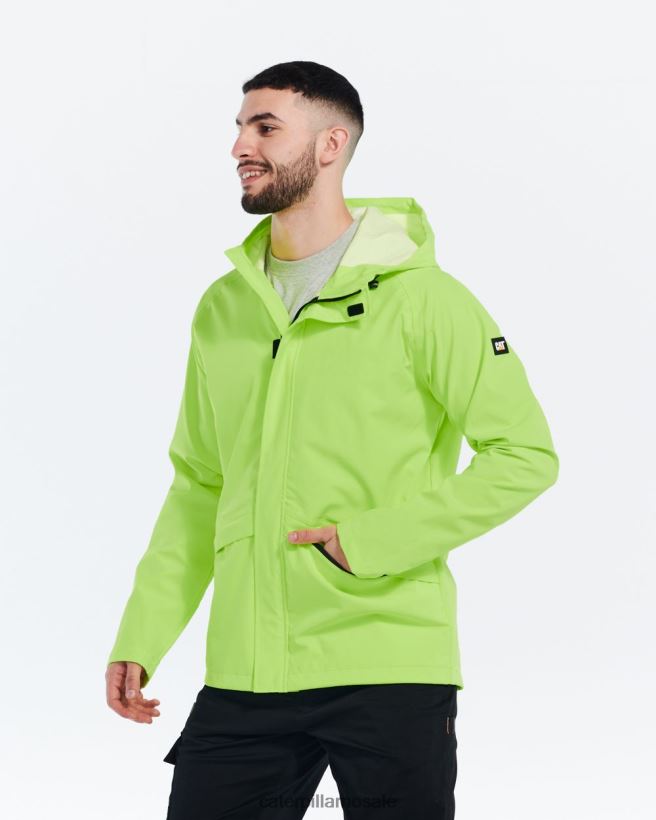 viktig regnjakke Caterpillar menn DLL628114 hi-vis gul | topper og yttertøy