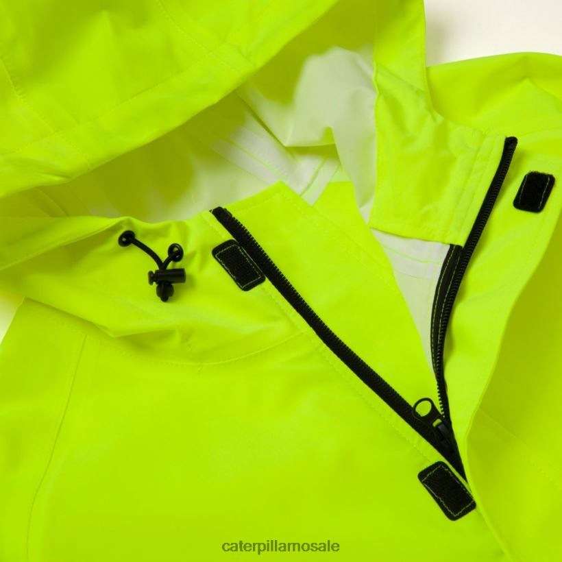 viktig regnjakke Caterpillar menn DLL628114 hi-vis gul | topper og yttertøy