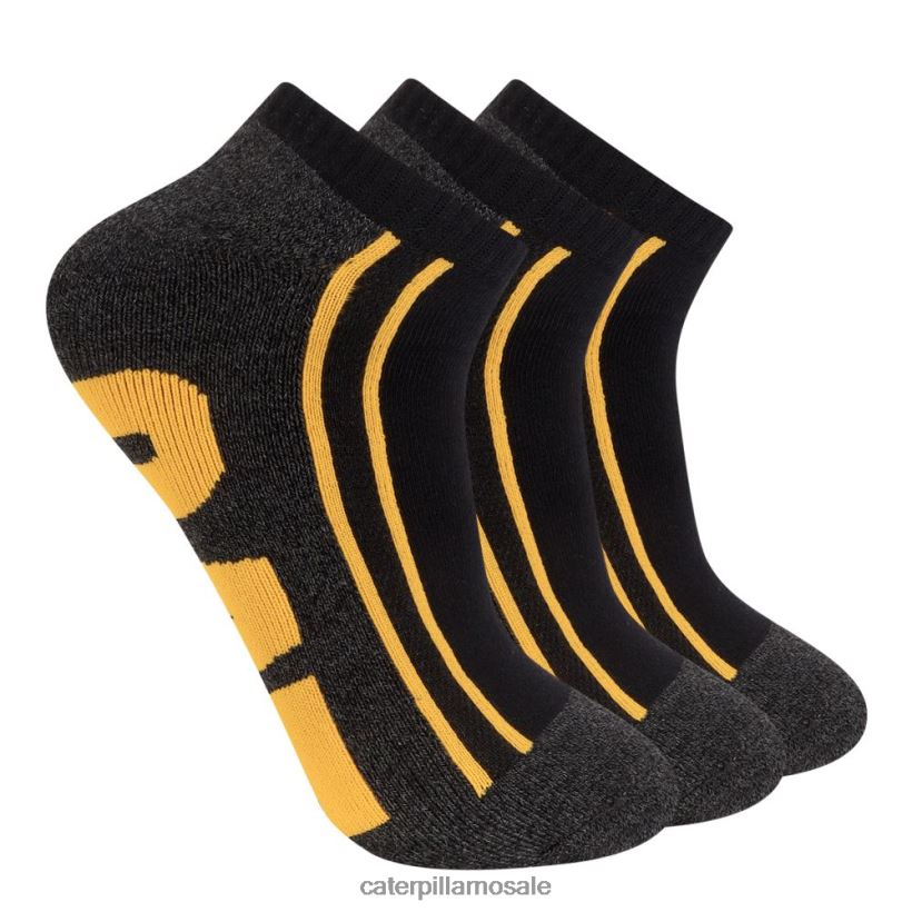 halvpute kvartsokk 3-pak Caterpillar menn DLL628260 svart | sokk