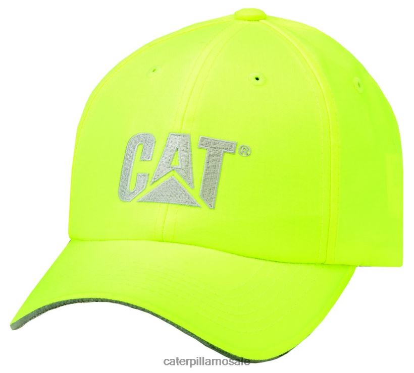 hi-vis varemerkehette Caterpillar menn DLL628252 knallgul | hatt