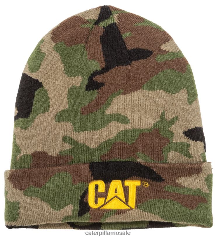 varemerke mansjettlue Caterpillar menn DLL628251 skog camo | hatt